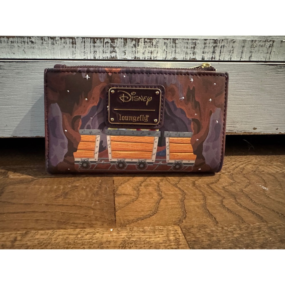 Loungefly Disney Snow White Seven Dwarfs Mine Train Wallet